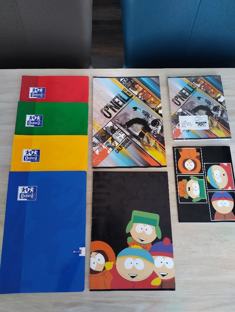10 nieuwe schriften onder andere van Oxford en South Park, Ophalen, Nieuw