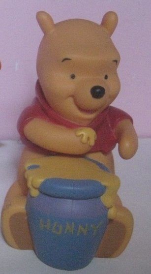 DISNEY WINNIE THE POOH badschuim flacon, Ophalen of Verzenden, Winnie de Poeh of vrienden, Zo goed als nieuw, Beeldje of Figuurtje