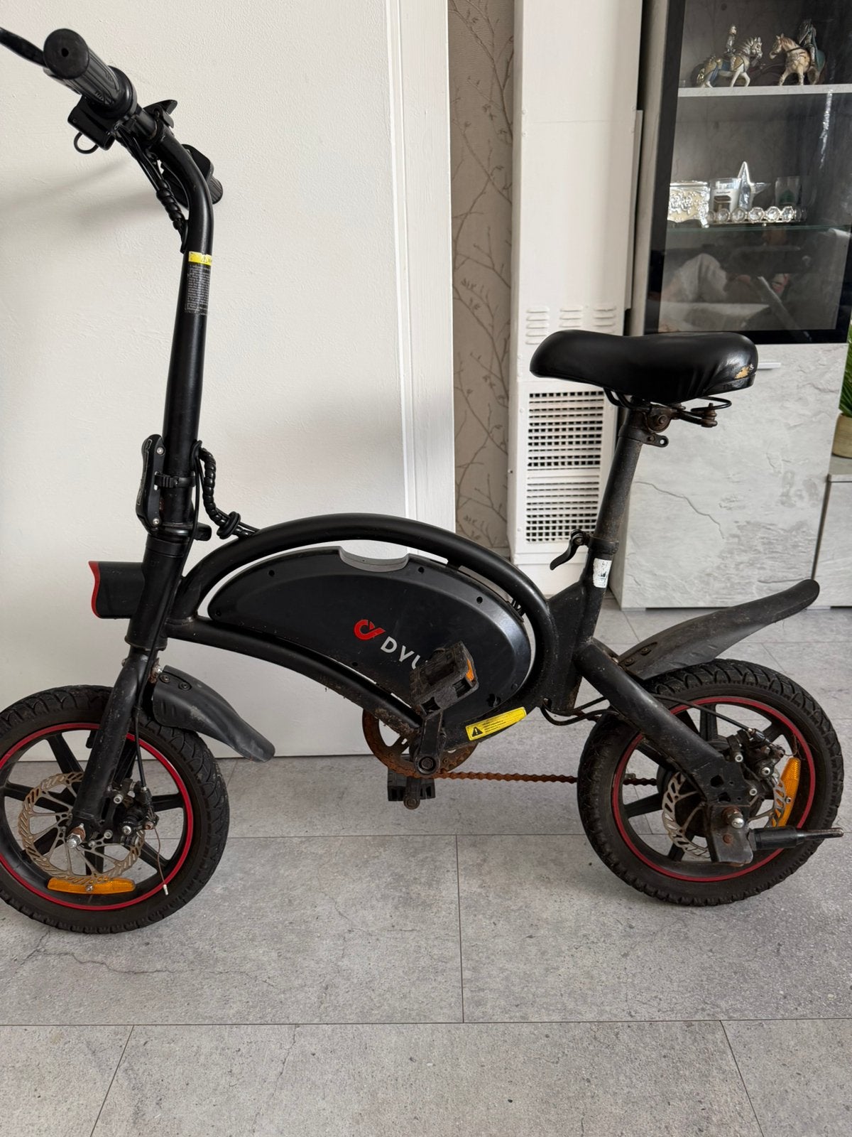 DYU D3F ELEKTRISCHE FIETS – LICHTE SCHADE – OP = OP!, Ophalen, Gebruikt, 20 inch of meer