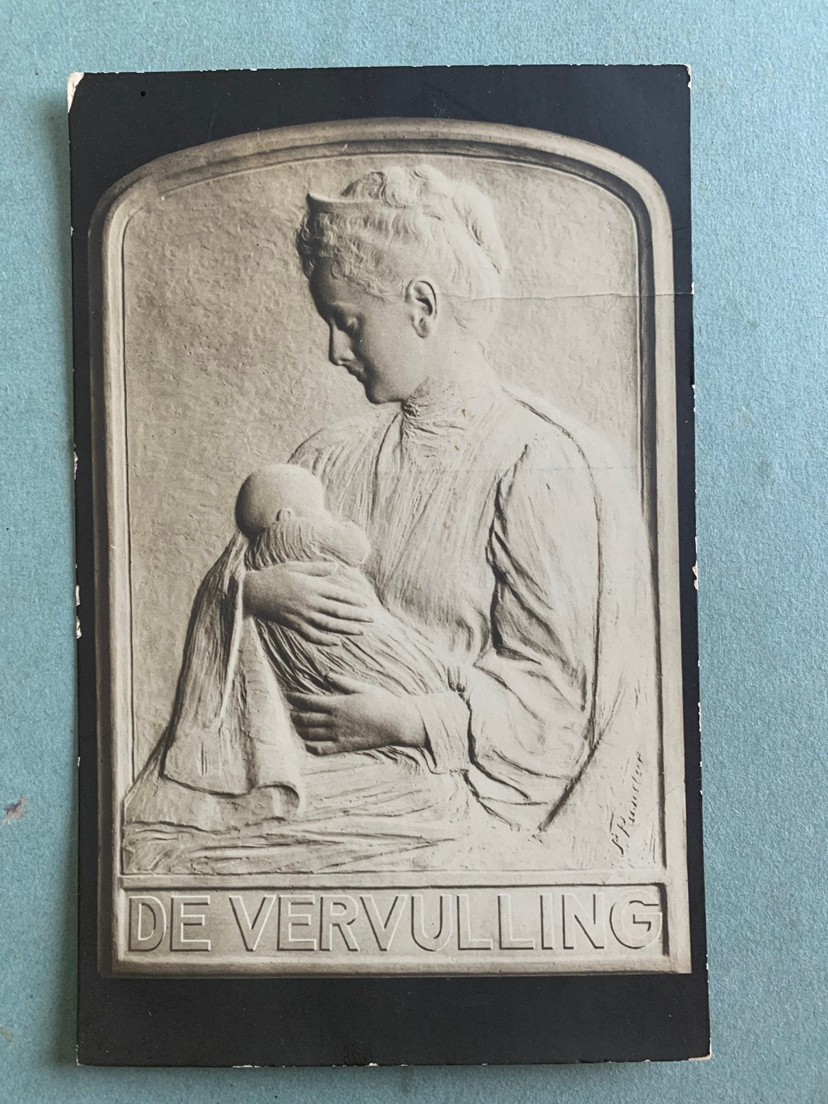1909 De Vervulling, Verzamelen, Koninklijk Huis en Royalty, Gebruikt, Kaart, Foto of Prent, Nederland, Ophalen of Verzenden