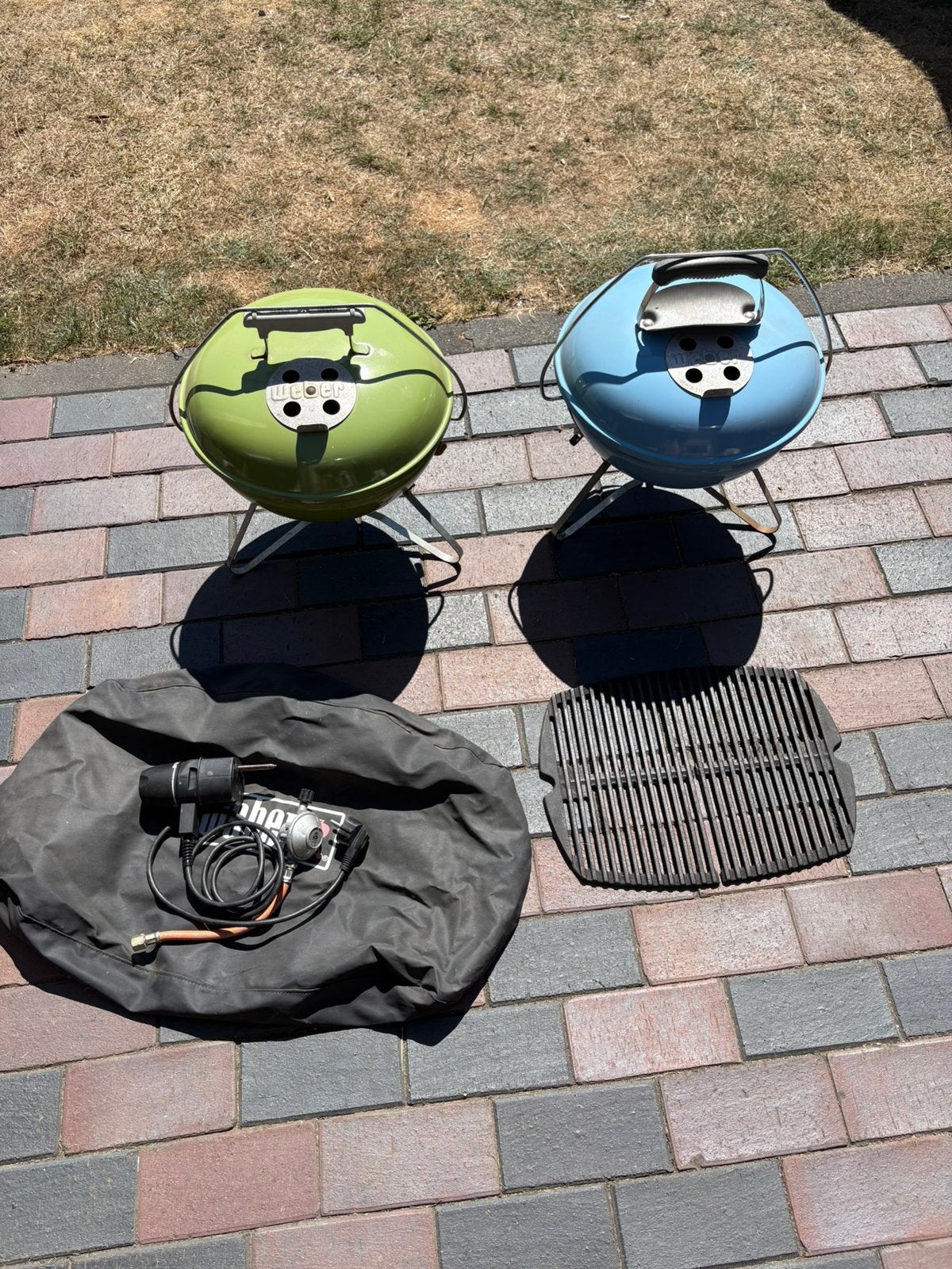 Weber bbq’s, rooster, hoes, aansluiting q elektrisch/gas, Ophalen of Verzenden, Gebruikt