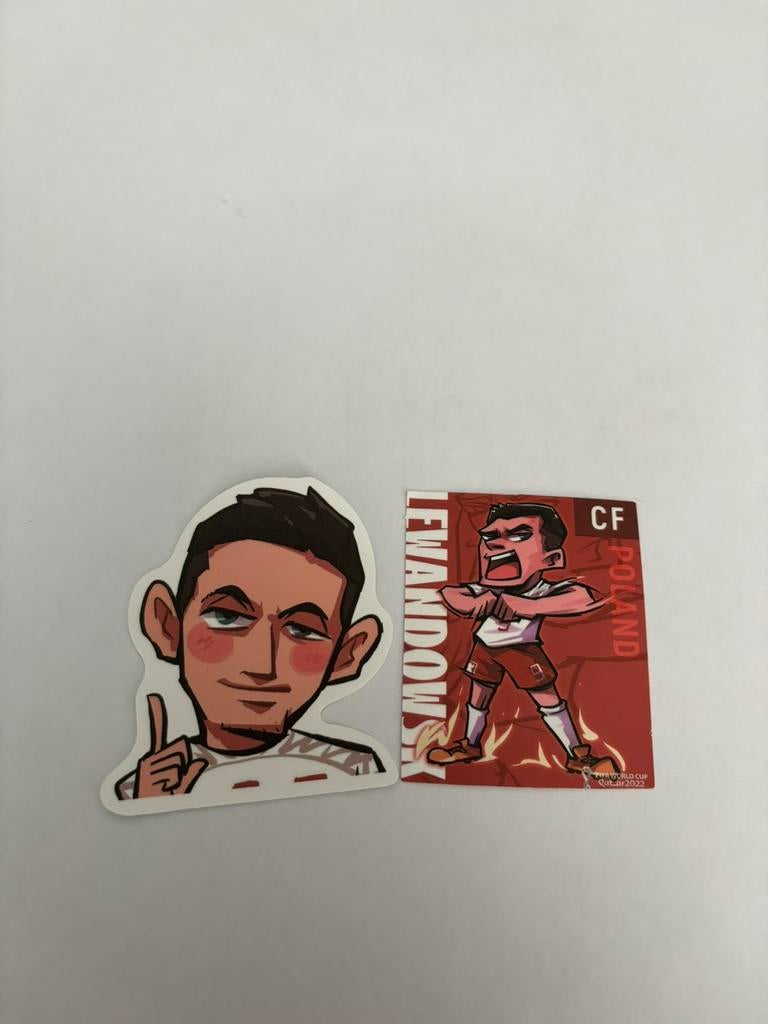 Lewandowski sticker - Polen, Verzamelen, Ophalen of Verzenden, Nieuw, Buitenlandse clubs, Poster, Plaatje of Sticker