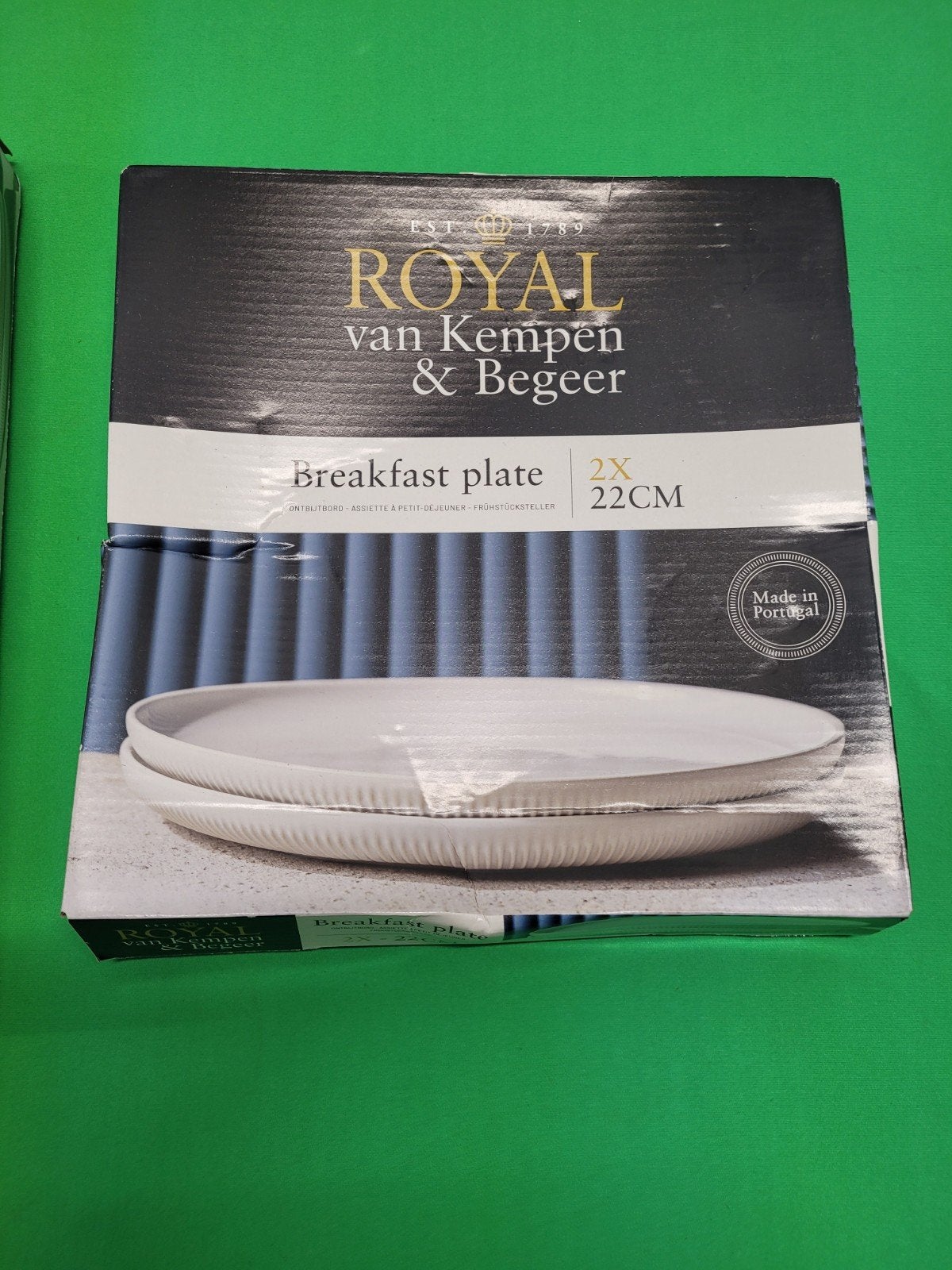 Royal van Kempen & Begeer ontbijtborden - 2 stuks, 22cm, Overige merken, Keramiek, Nieuw, Ophalen of Verzenden