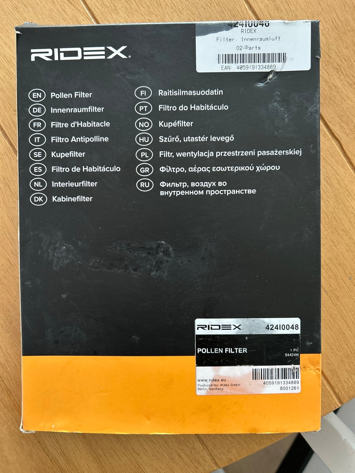 Ridex Interieurfilter / Pollenfilter voor Nissan Qashqai, Ophalen, Nieuw, Nissan