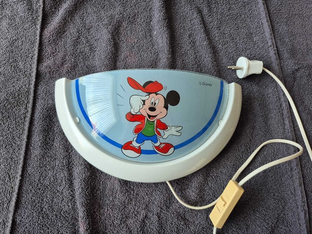 Vintage Disney wandlamp, Ophalen, Philips, Bedlamp, Zo goed als nieuw