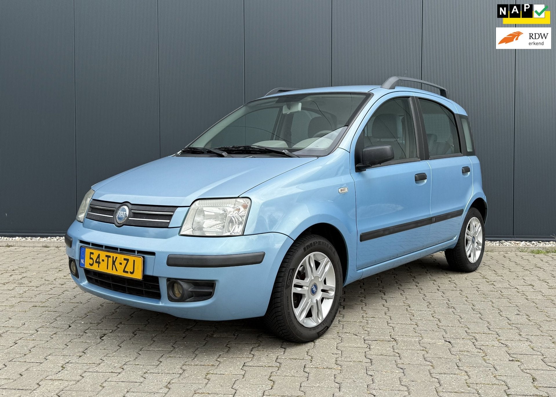 Fiat Panda 1.2 Emotion Automaat Airco NAP NIEUW APK, Stof, Gebruikt, 840 kg, Elektrische ramen