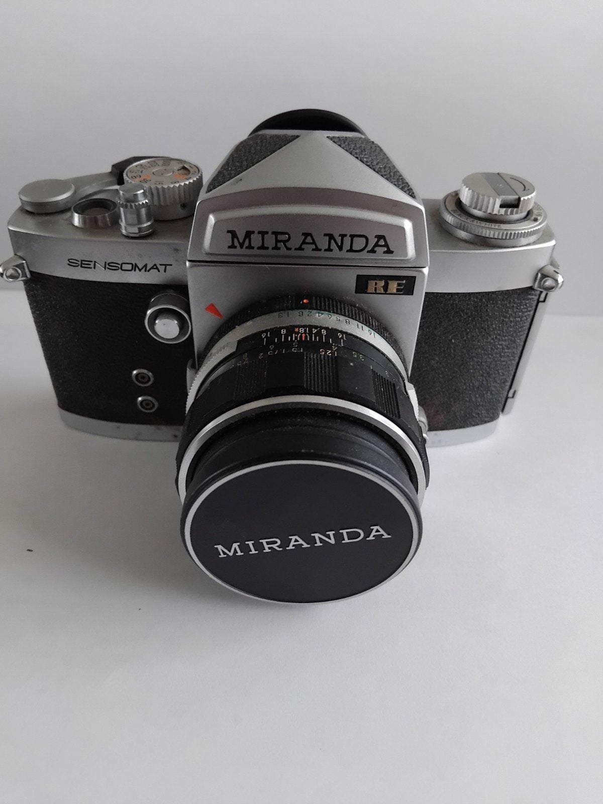 Miranda Sensomat RE Spiegelreflexcamera met 50mm f/1.8 lens, Ophalen of Verzenden