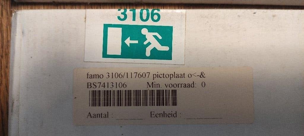 Famostar pictogram 3106, Ophalen of Verzenden, Nieuw, Minder dan 50 watt, Overige typen