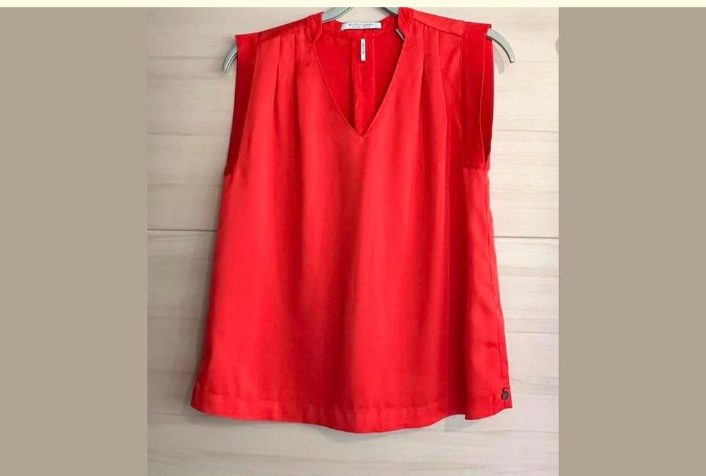 Scotch & Soda rode top maat S, Verzenden, Nieuw, Rood, Maat 36 (S)