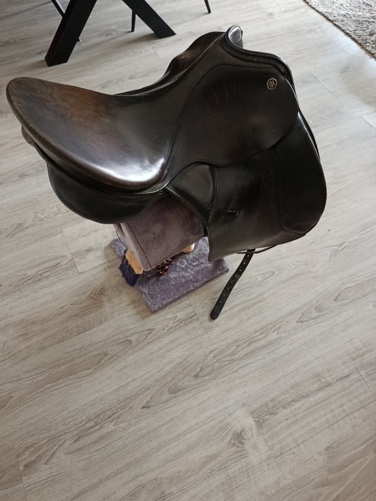 Leren Kieffer Lech dressuur zadel en zadel dekje., Dieren en Toebehoren, Paarden en Pony's | Zadels, Ophalen, Gebruikt, Dressuur