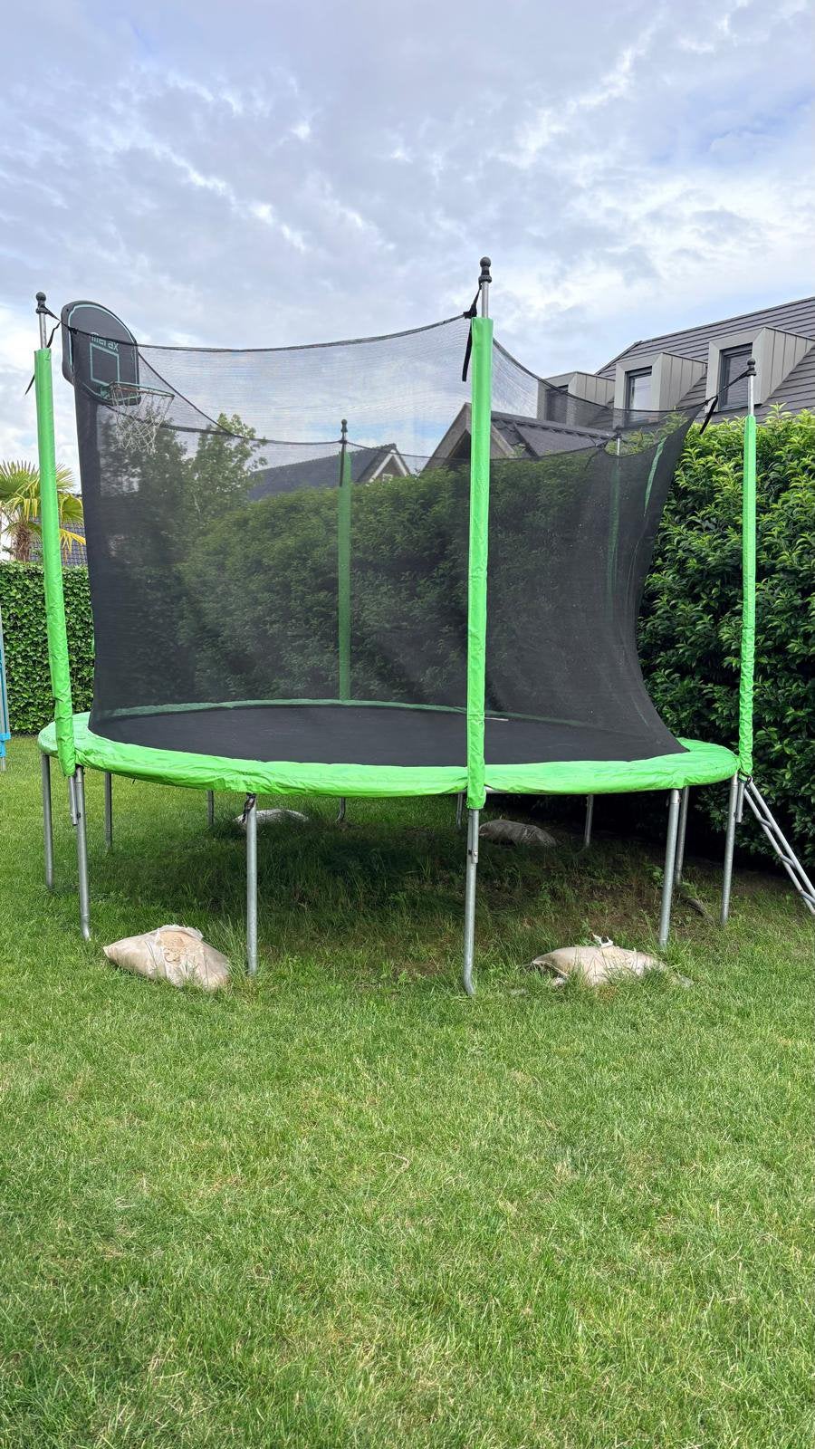 Grote trampoline doorsnee 320cm van Merax, Kinderen en Baby's, Ophalen, Gebruikt