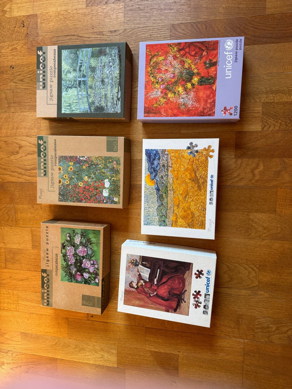 Unicef Jigsaw Puzzels - Diverse Motieven, Ophalen of Verzenden, Meer dan 50 stukjes, Gebruikt, 6 jaar of ouder