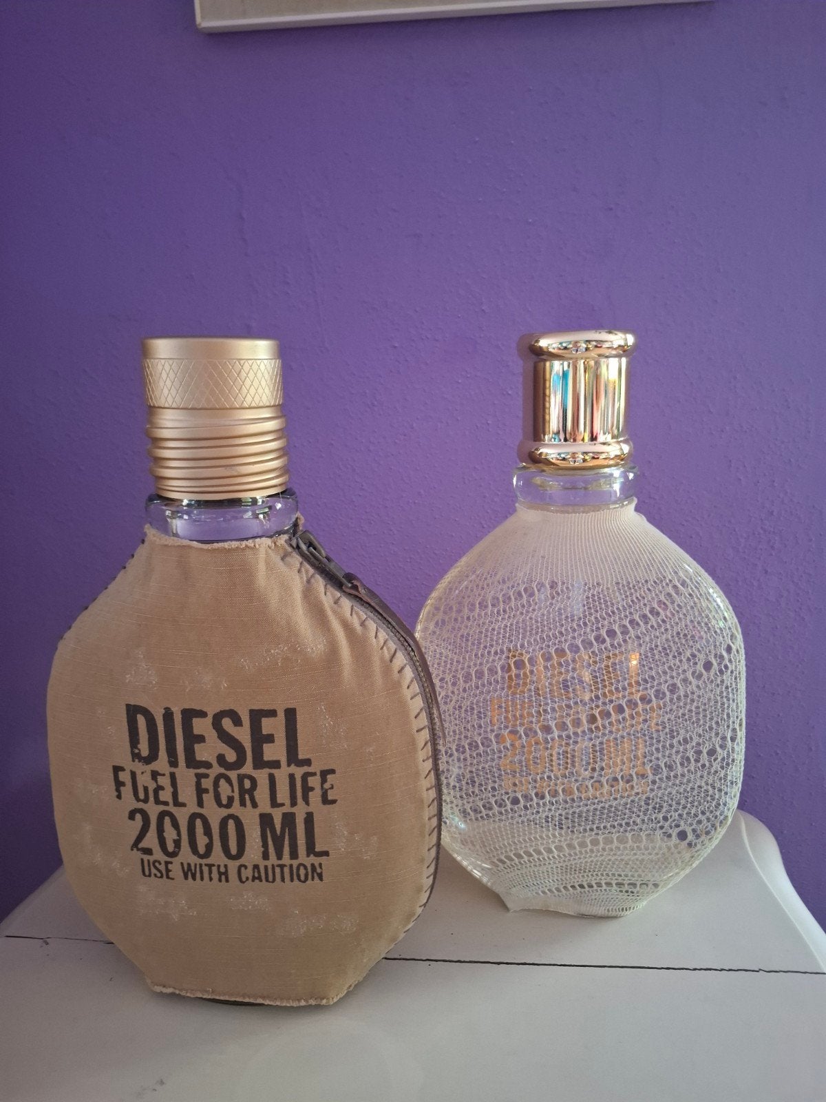 Giant parfumfles Diesel Fuel for Life (heren uitvoering), Ophalen of Verzenden, Zo goed als nieuw