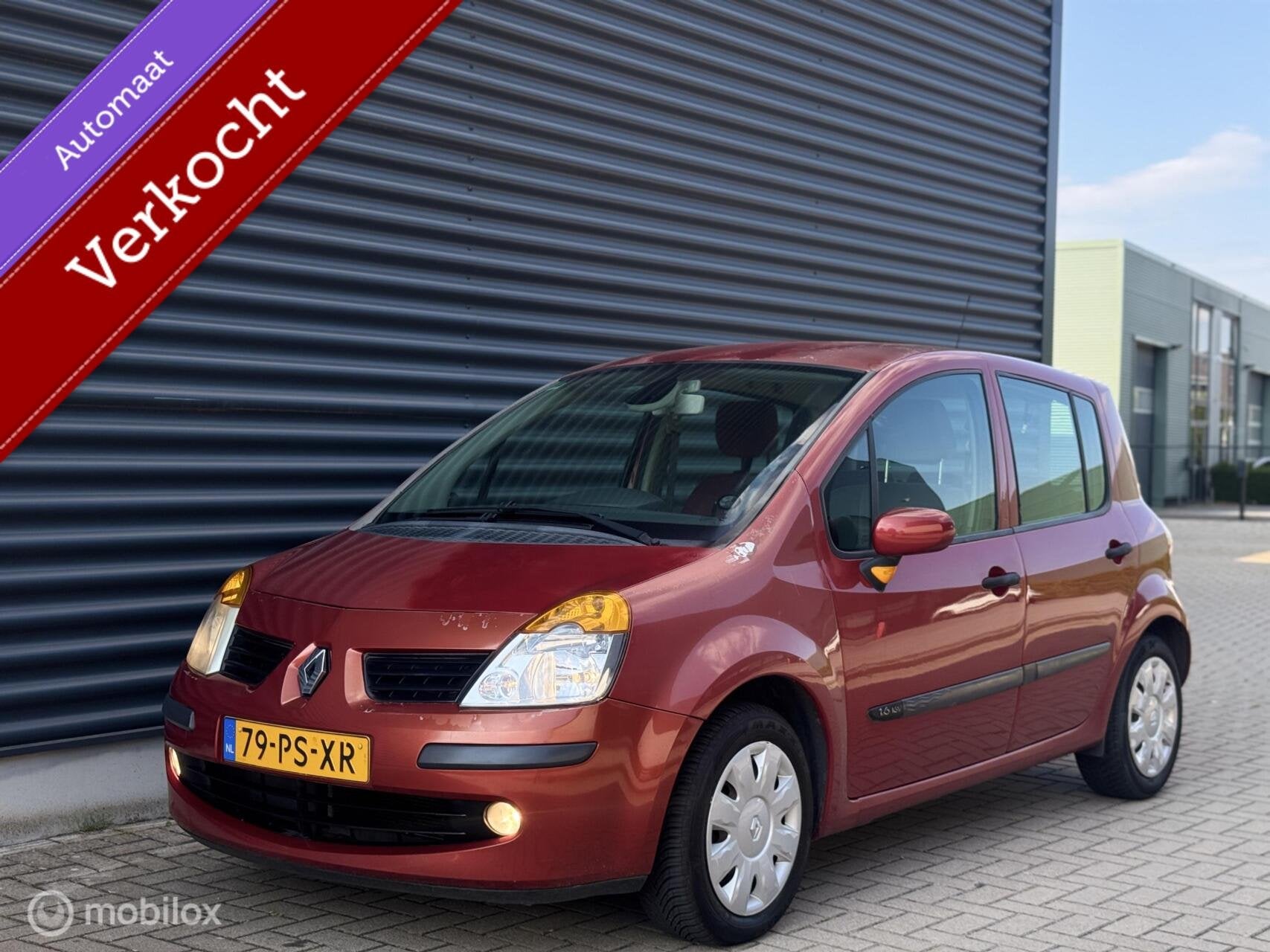 Renault Modus 1.6 Automaat /Fietsdrager / invalide auto, Gebruikt, 4 cilinders, Origineel Nederlands, Bedrijf