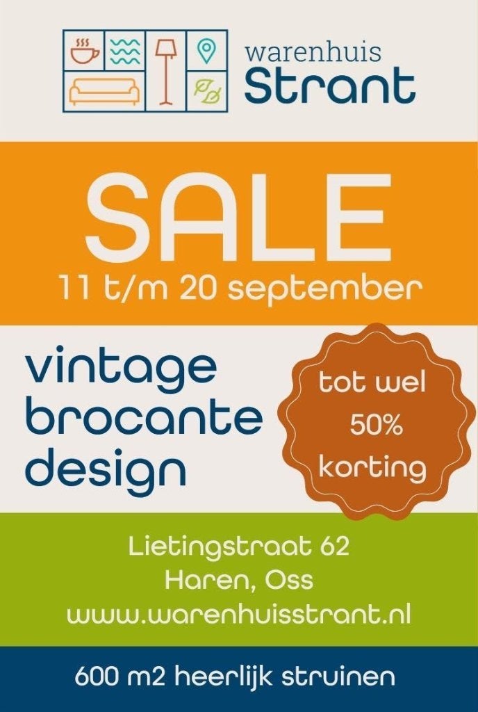 SALE bij Warenhuis Strant in Haren bij Oss, Ophalen