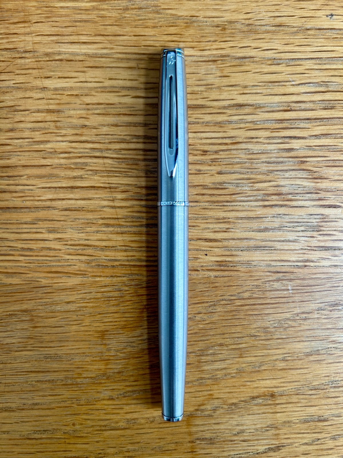 Waterman Hemisphere rvs vulpen, Ophalen of Verzenden, Gebruikt