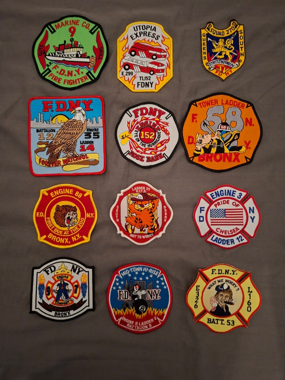 FDNY Brandweer Emblemen - Diverse Collectie, Verzamelen, Ophalen of Verzenden, Nieuw