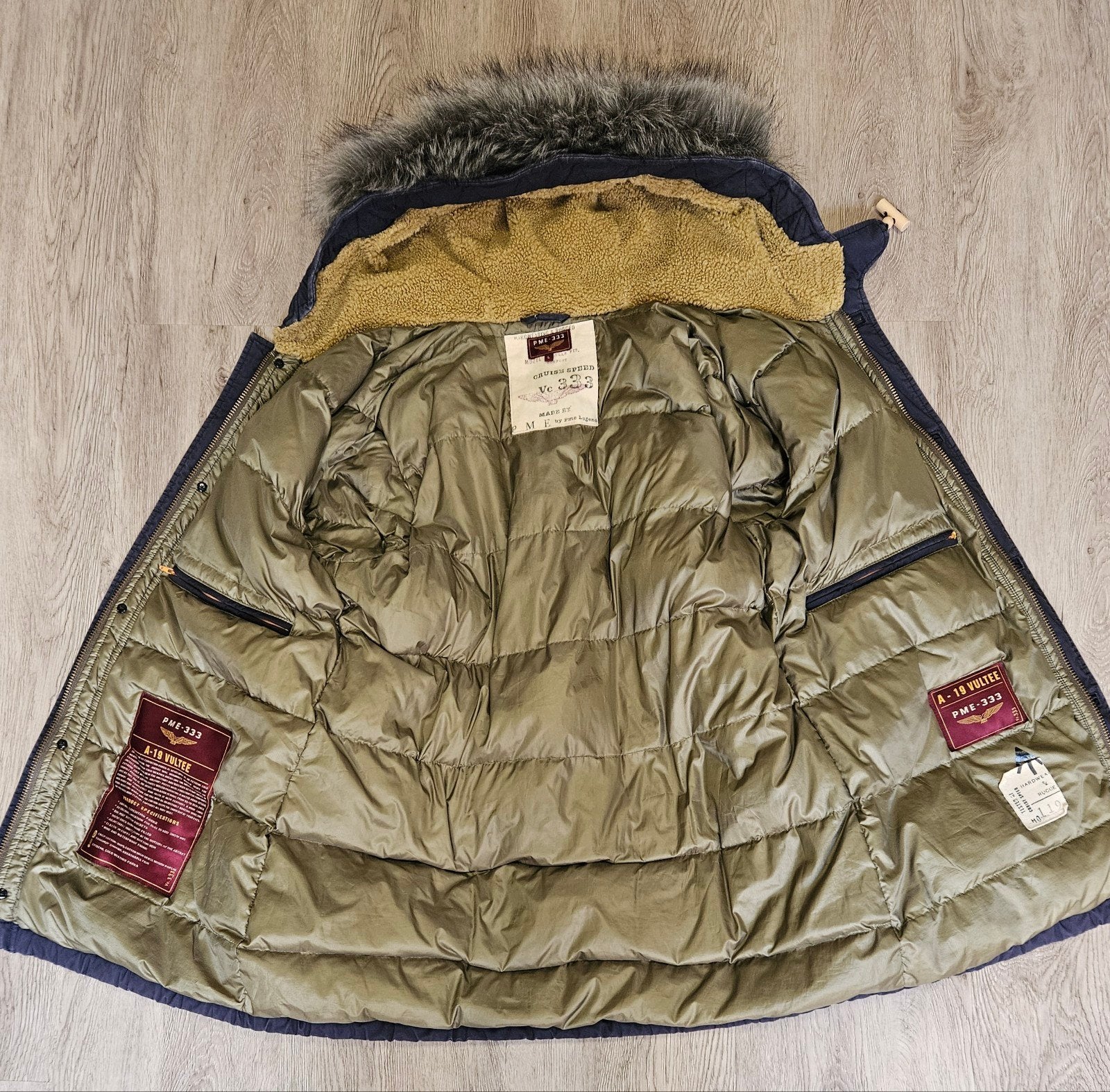 PME Legend limited edition expedition parka winterjas (L), Kleding | Heren, Maat 52/54 (L), Blauw, ., Ophalen of Verzenden