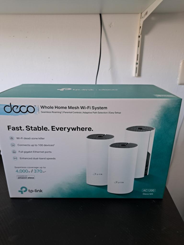 Deco wifi versterker, Computers en Software, WiFi-versterkers, Ophalen, Zo goed als nieuw, TP Link Deco M4