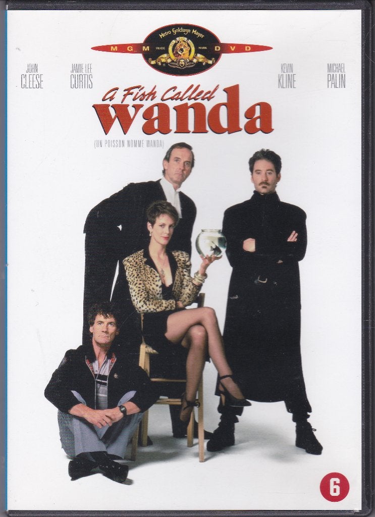 A fish called Wanda ֎ John Cleese, Kevin Kline, Vanaf 6 jaar, Ophalen of Verzenden, Gebruikt, Britse komedie
