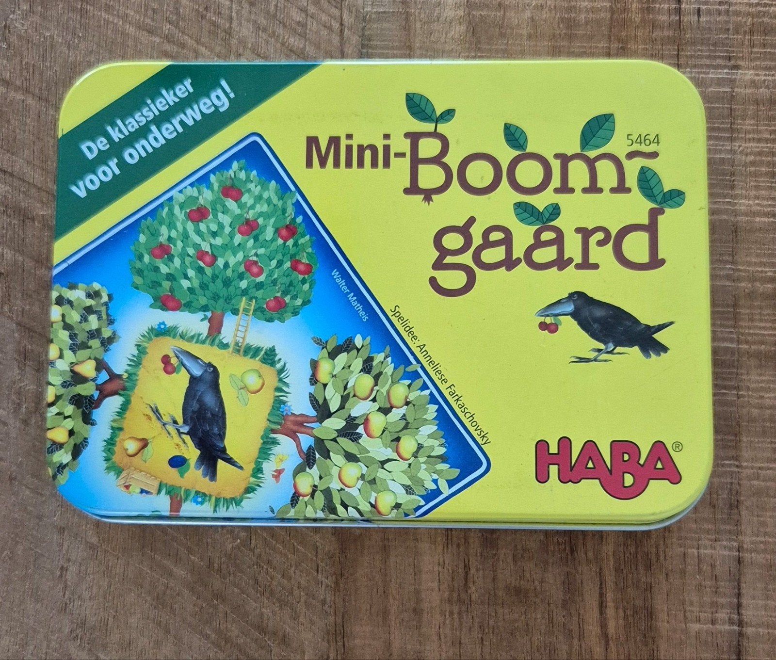 Boomgaard Haba spel mini versie, HABA, Een of twee spelers, Ophalen of Verzenden, Zo goed als nieuw