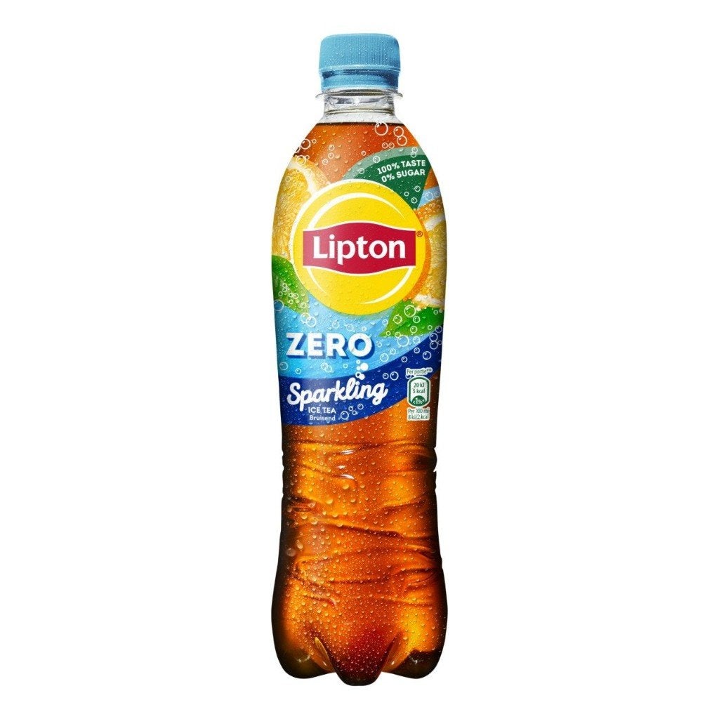Lipton Ice Tea Sparkling Zero 12x50cl, Verzenden