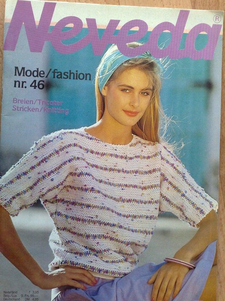 Neveda mode / Fashion nr 46, Verzenden, Zo goed als nieuw, Breien of Haken, Patroon of Boek