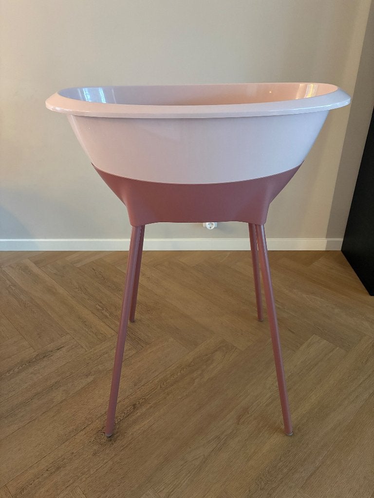 Baby badje met standaard, Kinderen en Baby's, Zo goed als nieuw, Badje, Standaard, Ophalen