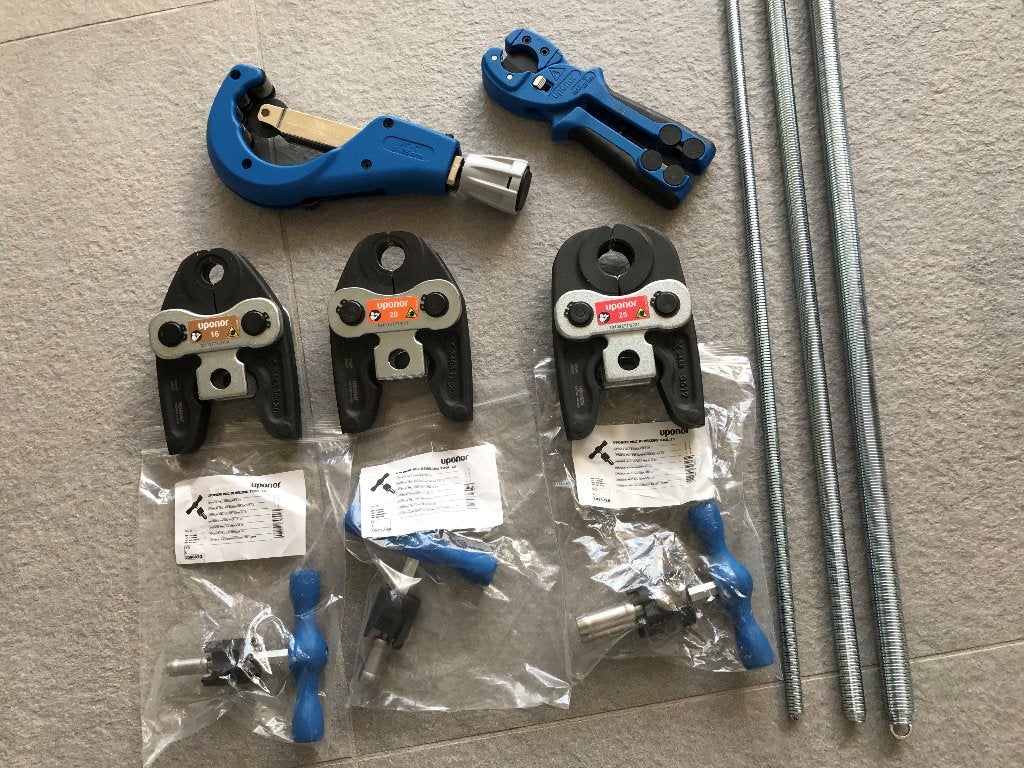 Uponor Unipipe persbekken set, Ophalen, Nieuw, Gereedschapsset, Overige merken