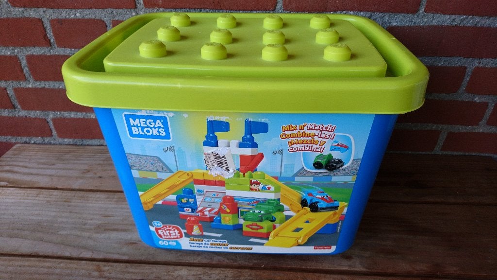 mega blocks garage set, Ophalen of Verzenden, Zo goed als nieuw, Megabloks
