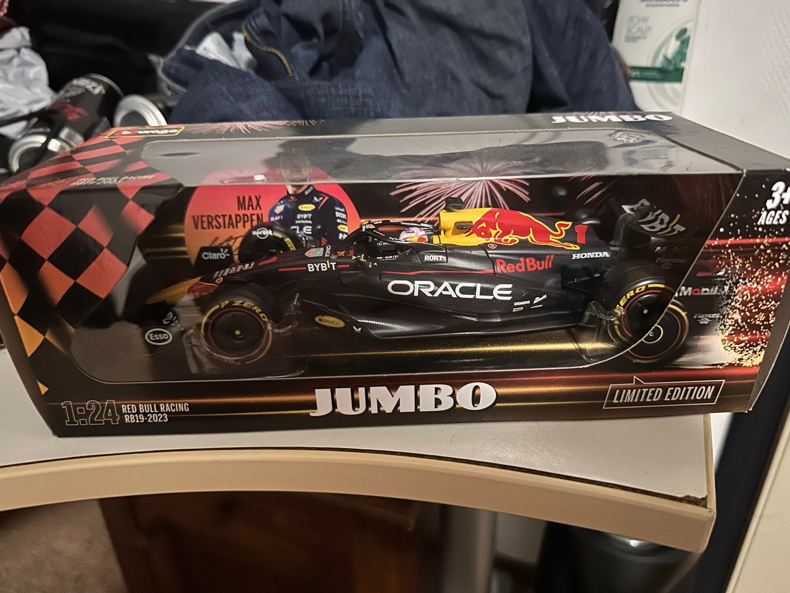 Schaalmodel Max Verstappen Jumbo auto's 2022 & 2023, Ophalen of Verzenden, Nieuw, Auto, Overige merken