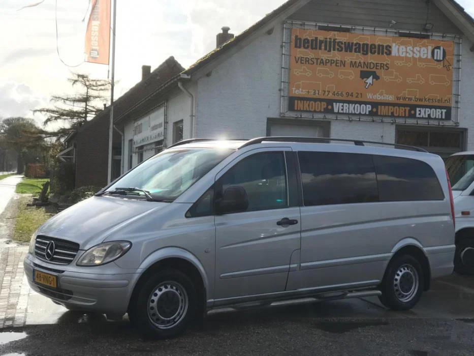 Mercedes-Benz Vito 111 CDI Dubbel Cabine AC Trekh. Marge, Gebruikt, Zwart, 4 cilinders, 2000 kg