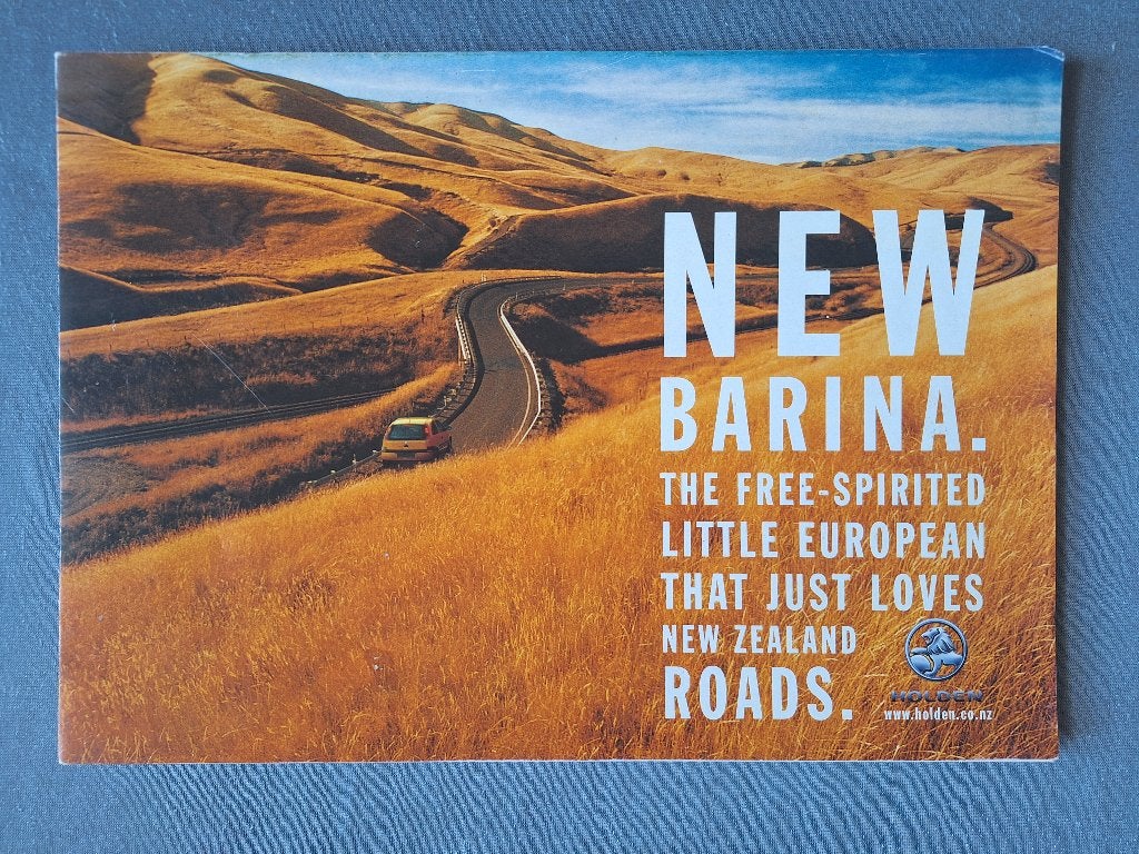 Brochure HOLDEN BARINA - 2001 N.Zeeland, Verzenden, Gelezen, Overige merken
