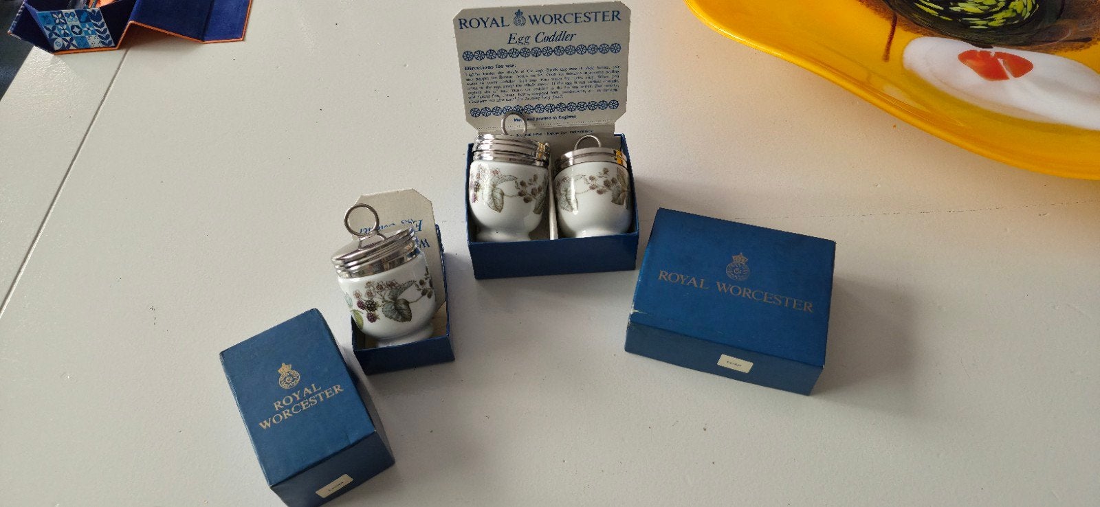 Royal Worcester Egg Coddlers - Set van 3, Ophalen