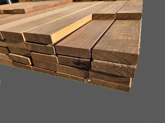 Hardhouten planken / latten geschaafd 1.8x6.8 cm nr: HP121, Tuin en Terras, Palen, Balken en Planken, Ophalen, Planken, Nieuw