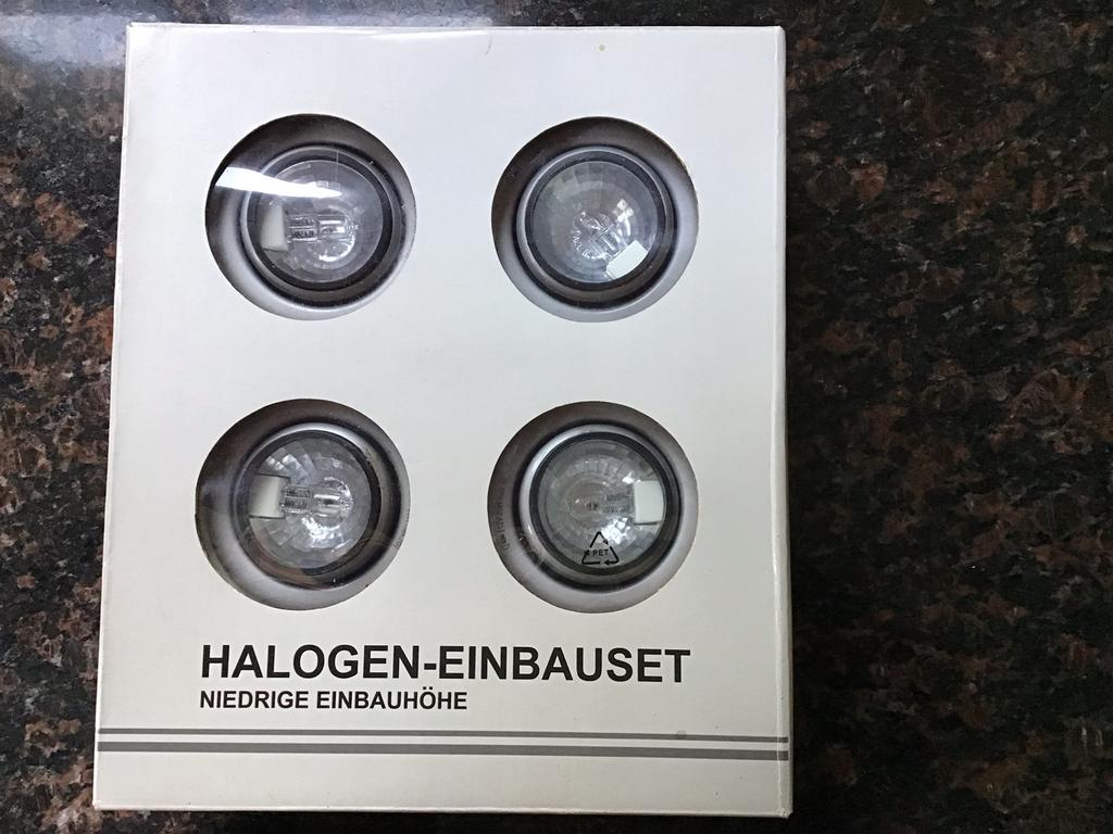 Halogeen inbouwspotjes, Ophalen of Verzenden, Zo goed als nieuw, Metaal of Aluminium, Halogeen