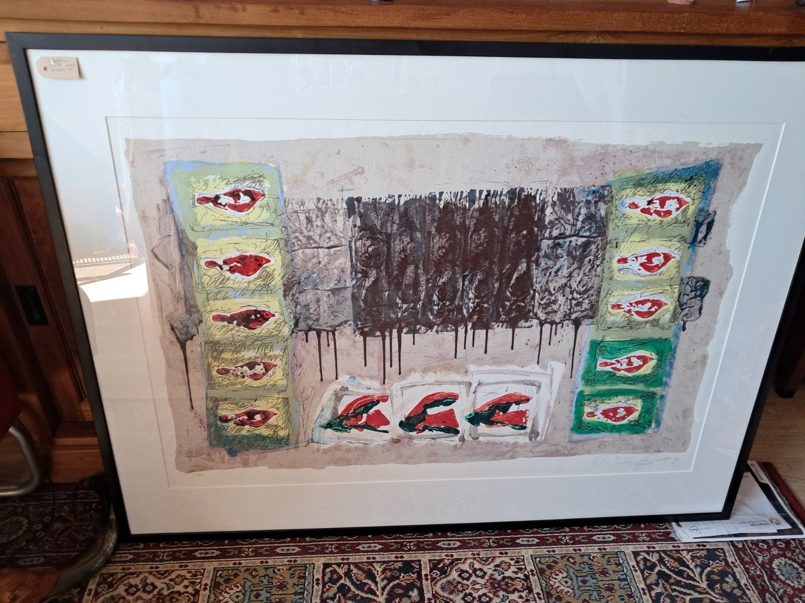 Richard Smeets, Antiek en Kunst, Kunst | Litho's en Zeefdrukken, Ingelijst, Zeefdruk, Abstract, Ophalen