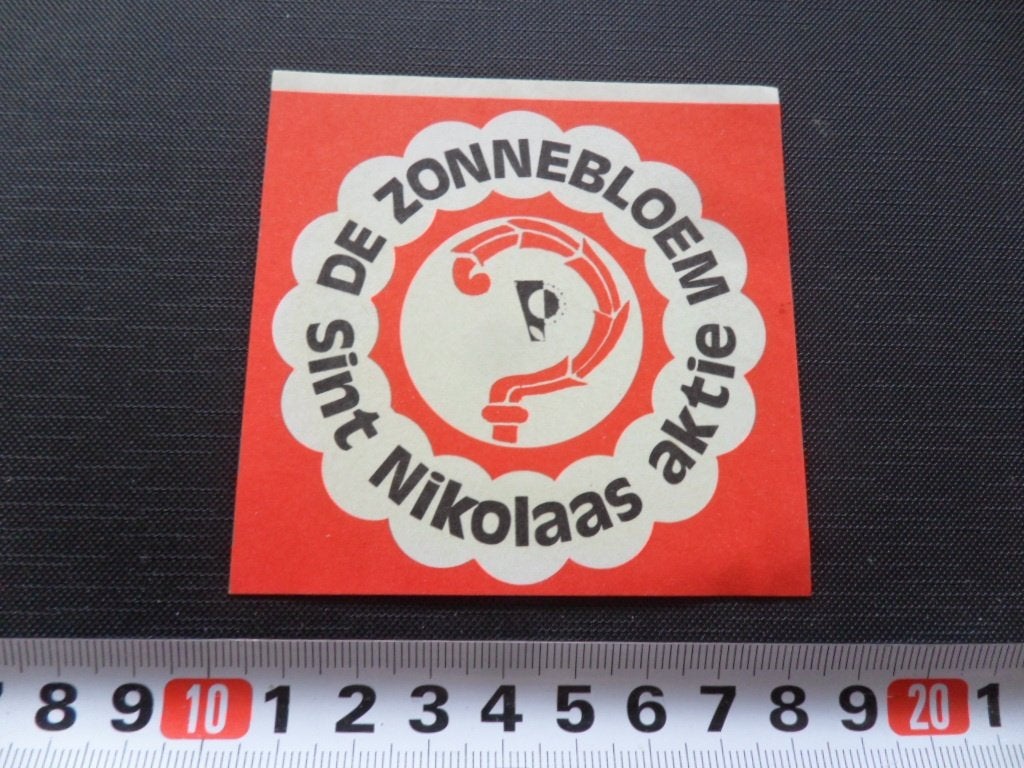 sticker de zonnebloem sint nikolaas aktie *, Ophalen, Zo goed als nieuw