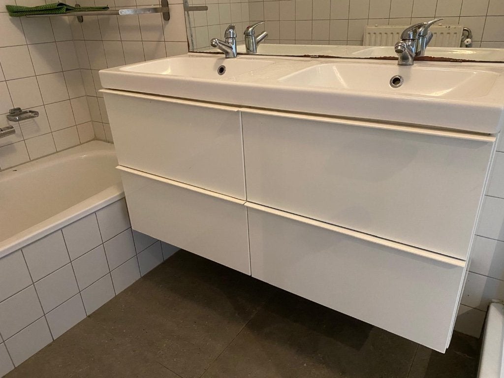 Badkamermeubel, Huis en Inrichting, Ophalen, Gebruikt, 100 tot 150 cm, Minder dan 100 cm