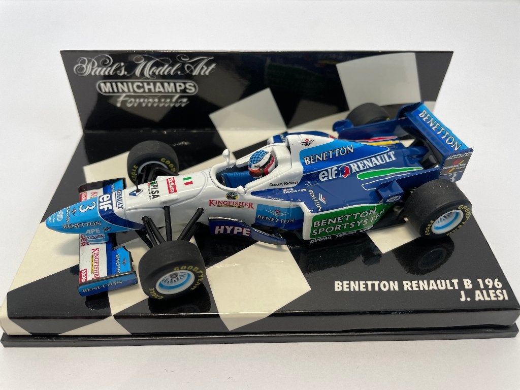 Benetton Renault B196 J. Alesi 1996, Ophalen of Verzenden, Zo goed als nieuw, Formule 1