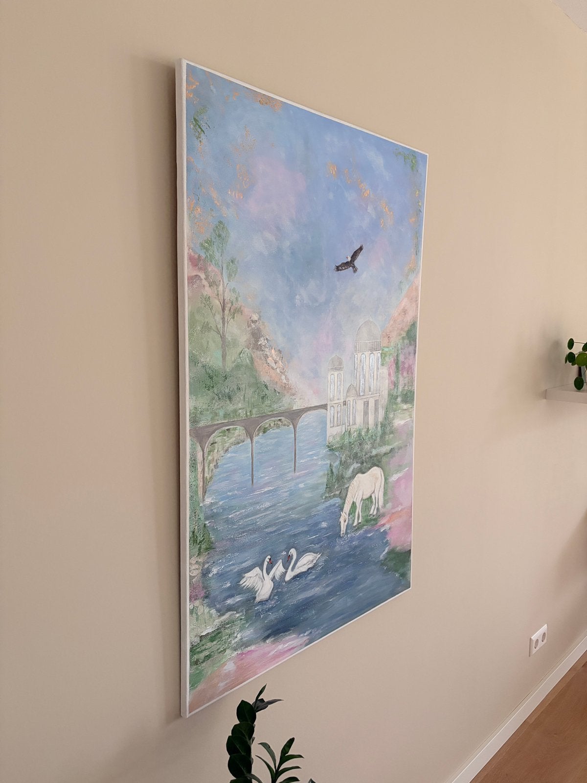 Schilderij Groot 115x75 acryl NIEUW, Ophalen