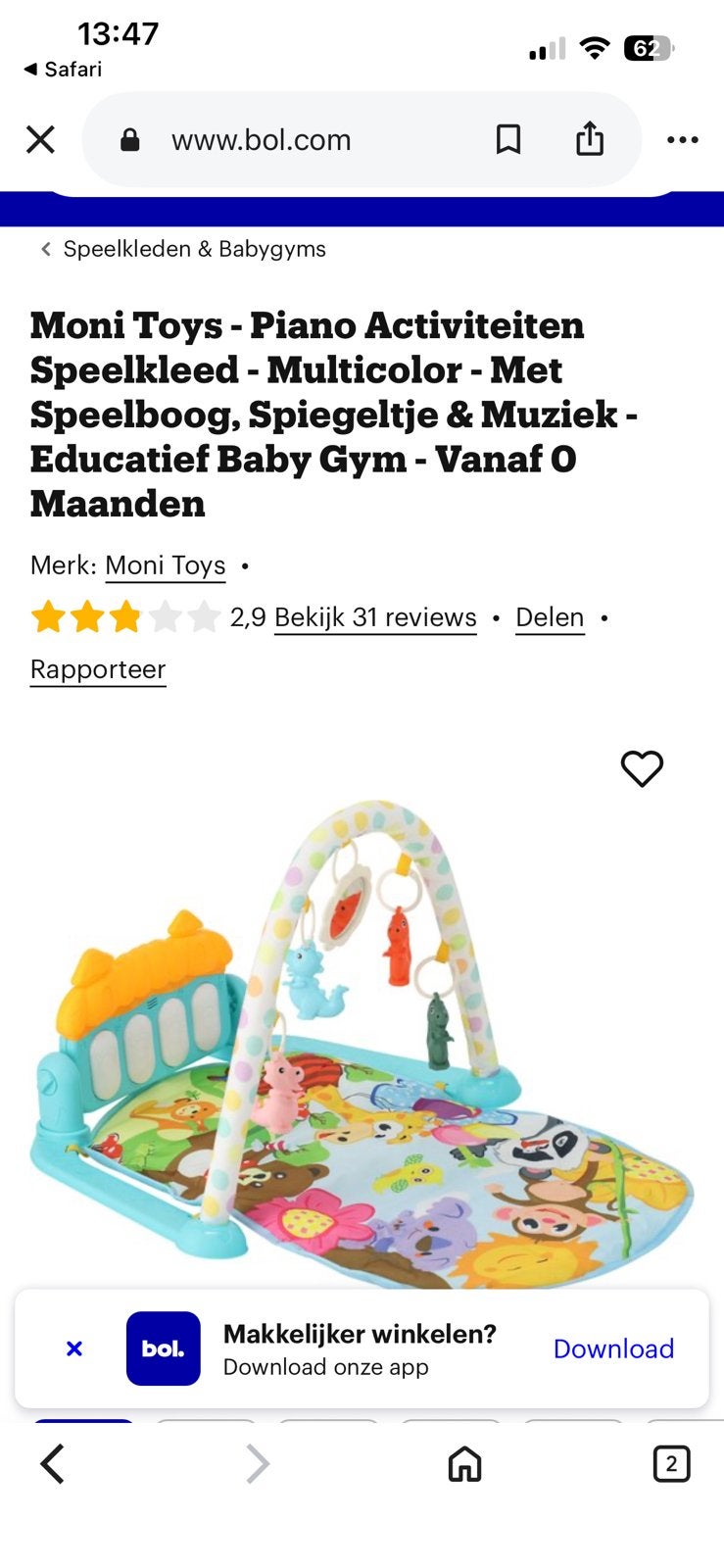 Babygym GRATIS, Ophalen of Verzenden, Zo goed als nieuw