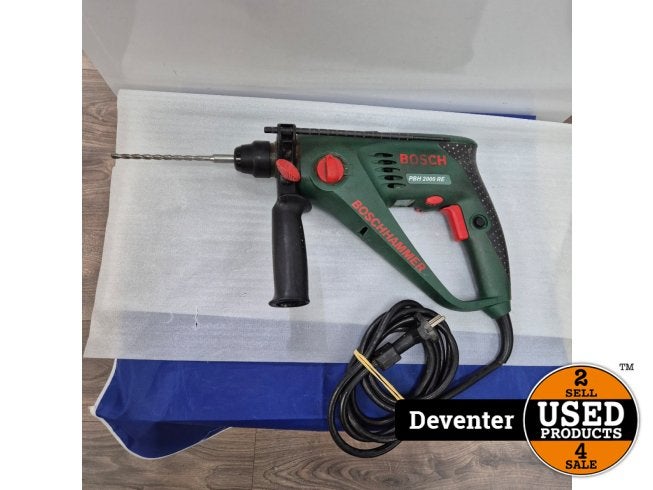 Boschhammer PBH2000 RE Boorhamer met garantie, Bosch, Zo goed als nieuw, Support@bosch.com, Robert Bosch GmbH
Robert-Bosch-Platz 1
70839 Gerlingen-SchillerhÃ¶he
Germany