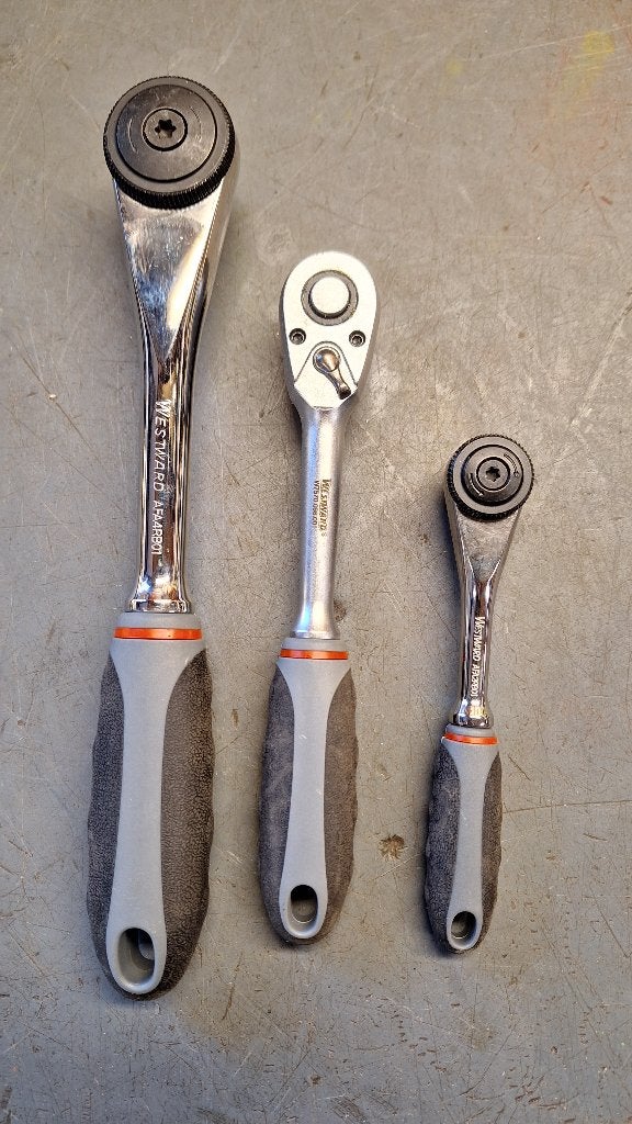 2x Westward Ratels 1/4 - 1/2 Inch. TOP SPUL!!! Nieuw!, ., Nieuw, Ophalen of Verzenden, .
