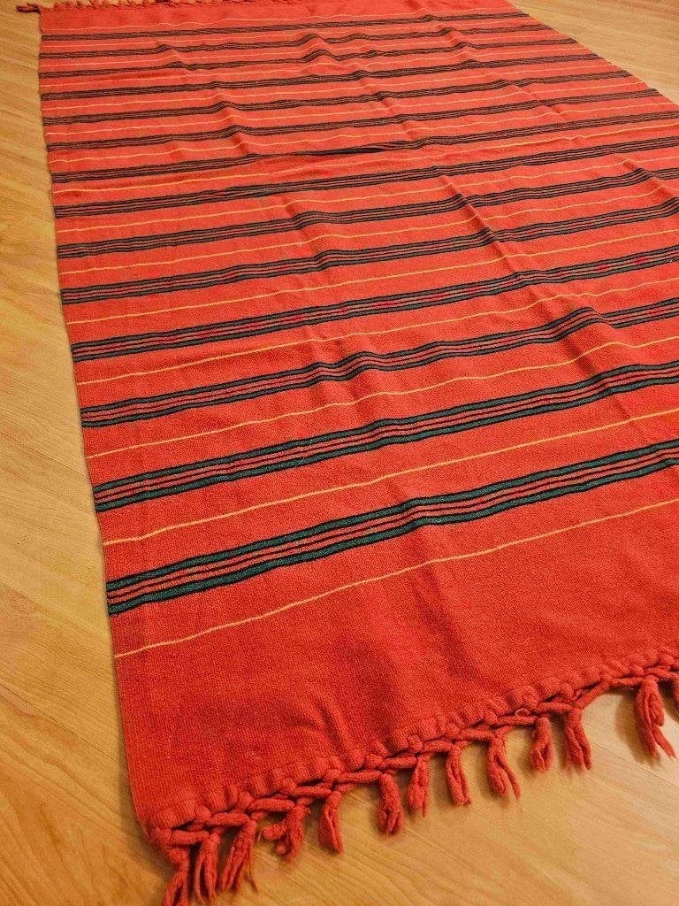 Groot gestreept kelim kleed 185/128 cm, 100 tot 150 cm, Djt@dejuistetoon.eu, Ophalen of Verzenden, Zo goed als nieuw
