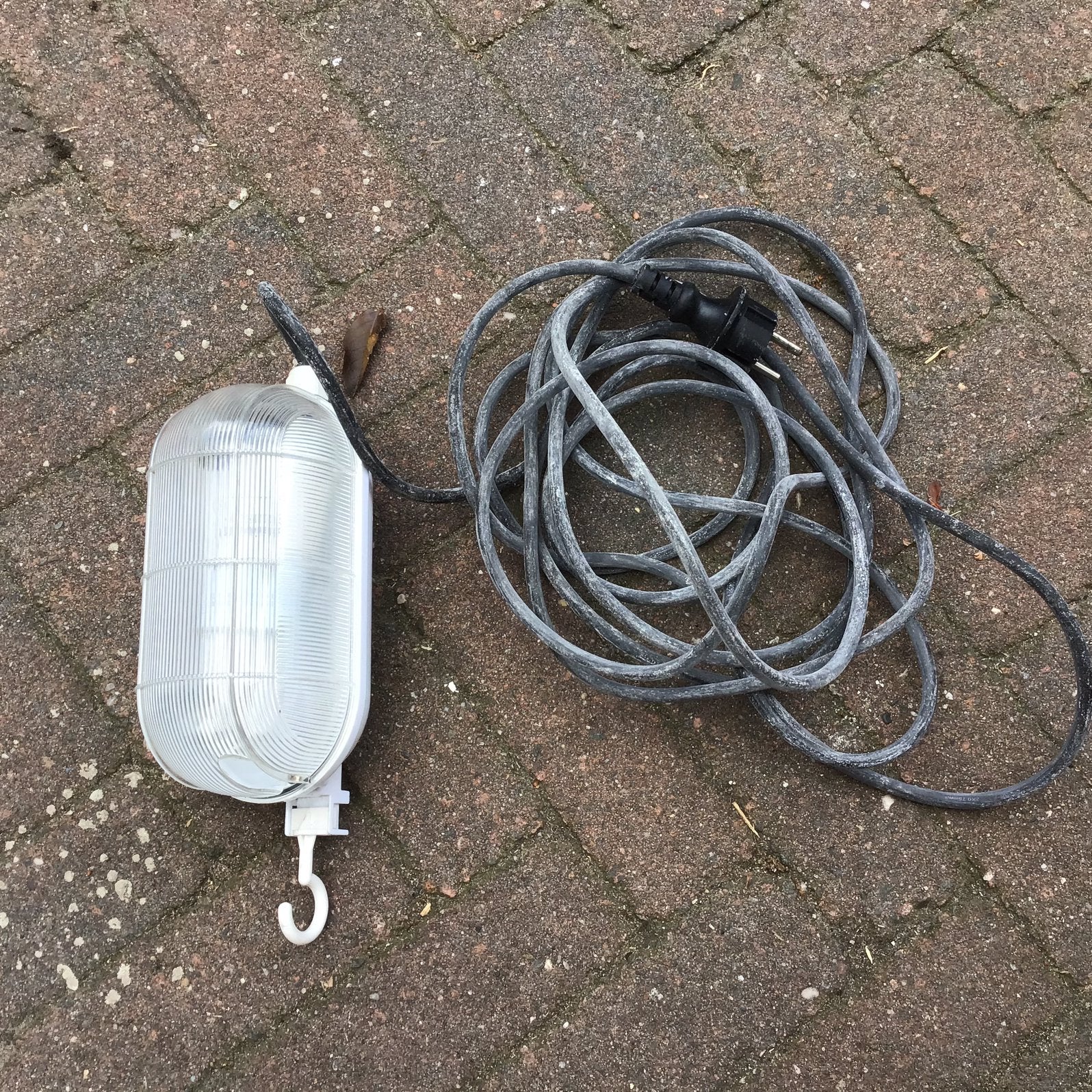 Voortentlamp met 6 meter snoer, Ophalen of Verzenden, Gebruikt