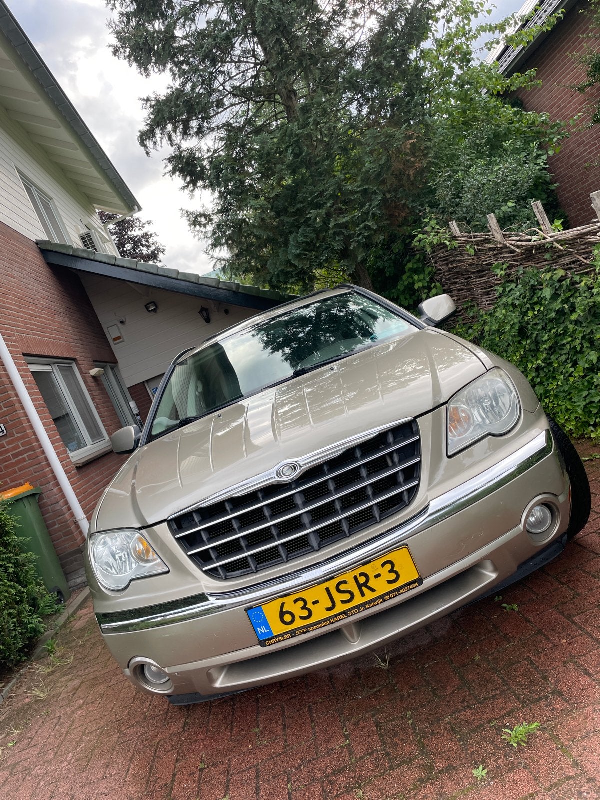 Chrysler Pacifica 4.0 V6 Touring 2008 Sahara Beige Metallic, Auto's, Chrysler, Automaat, Beige, Overige kleuren, 258 pk