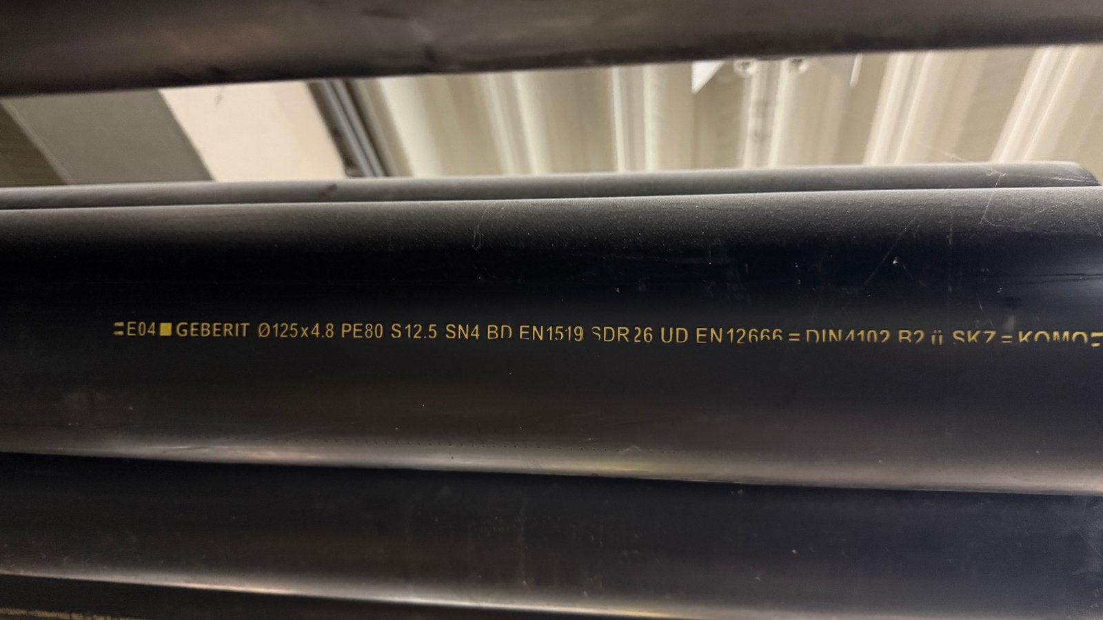 Geberit PE buis 160mm & 125 mm 5,75 per meter!, Ophalen, Pvc, 6 meter of meer, Nieuw