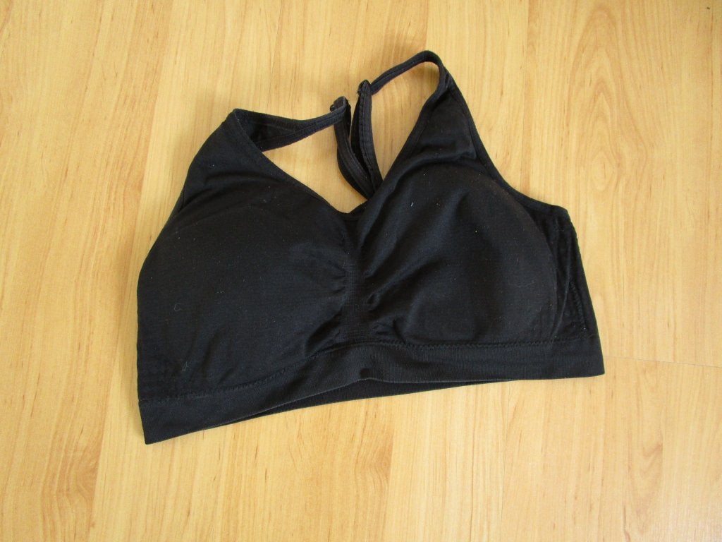 Hema - zwarte naadloze / microfiber bh maat M, Hema, Ophalen of Verzenden, Zwart, BH