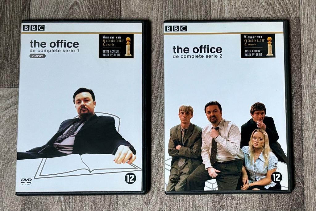 BBC The Office Seizoen 1 en 2 (DVD) Ricky Gervais ZGAN, Cd's en Dvd's, Alle leeftijden, Ophalen of Verzenden, Zo goed als nieuw